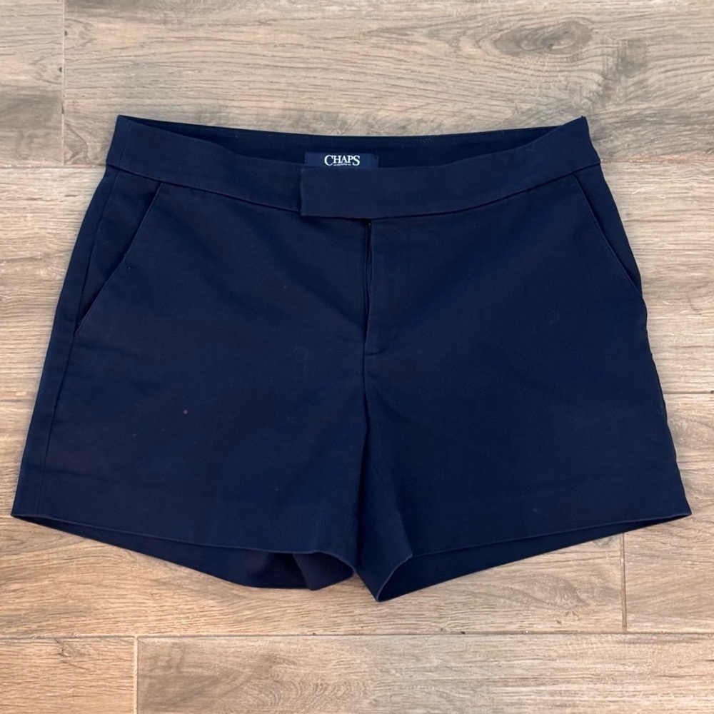 Chaps Size 8P Navy Blue Sailor Bay Shorts NWOT
